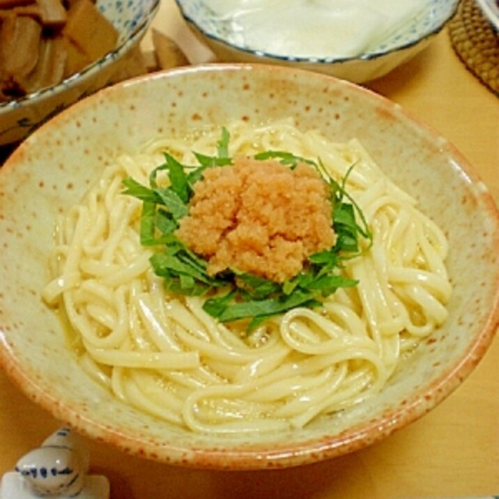 明太かま玉うどん♪